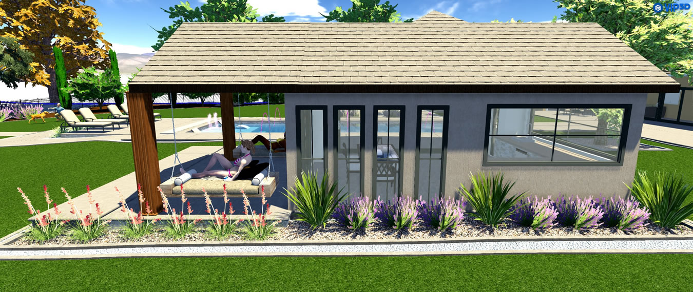 Sacramento Pool Builder 3D Renderings