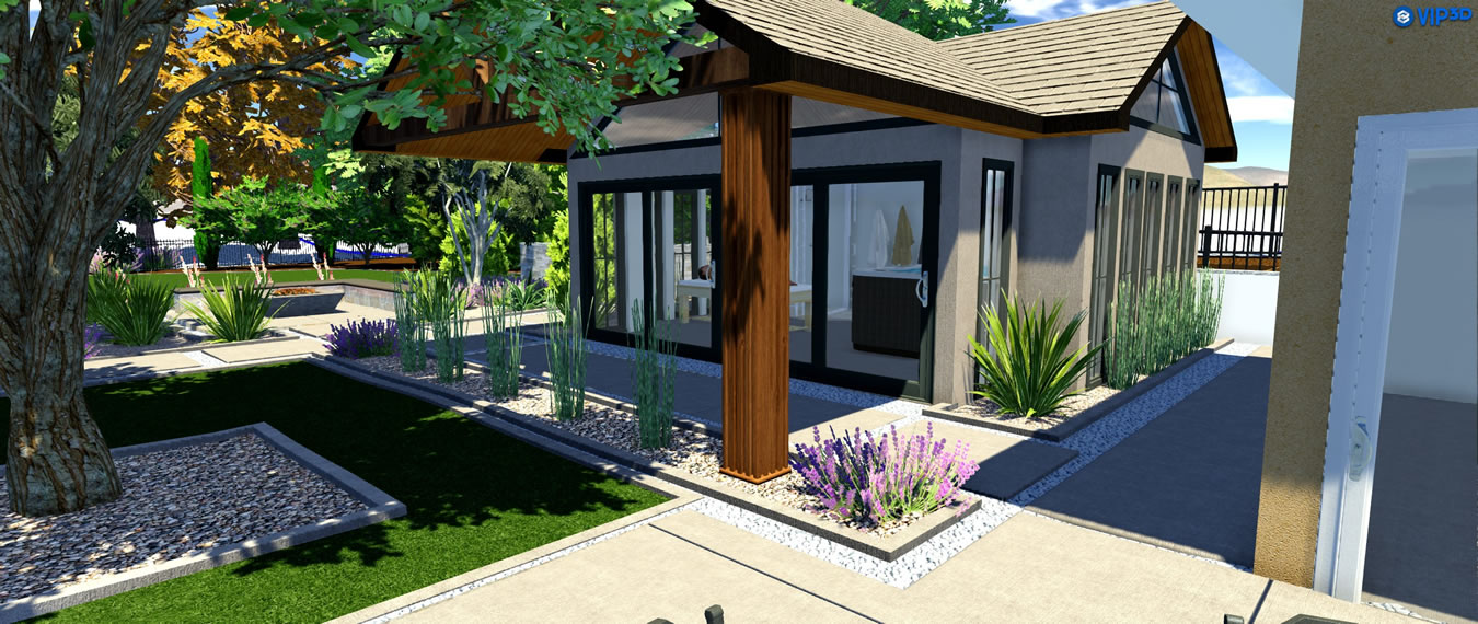 Sacramento Pool Builder 3D Renderings