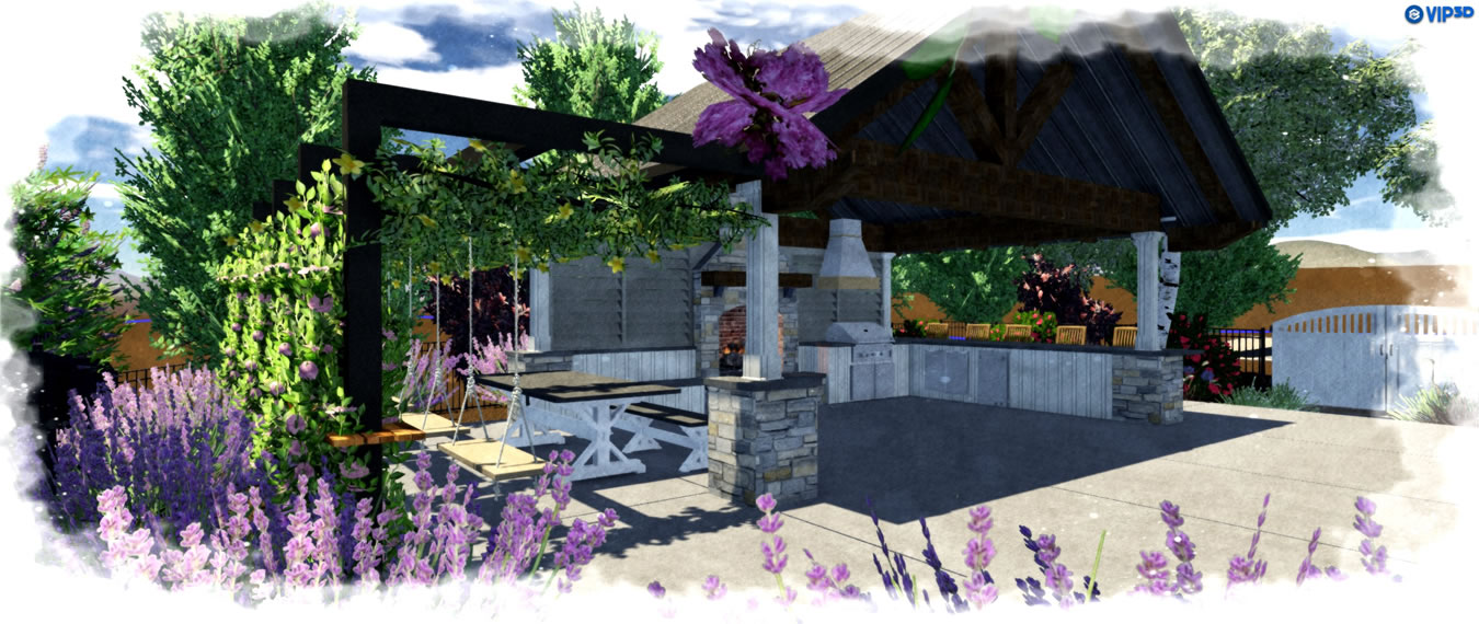 Sacramento Pool Builder 3D Renderings