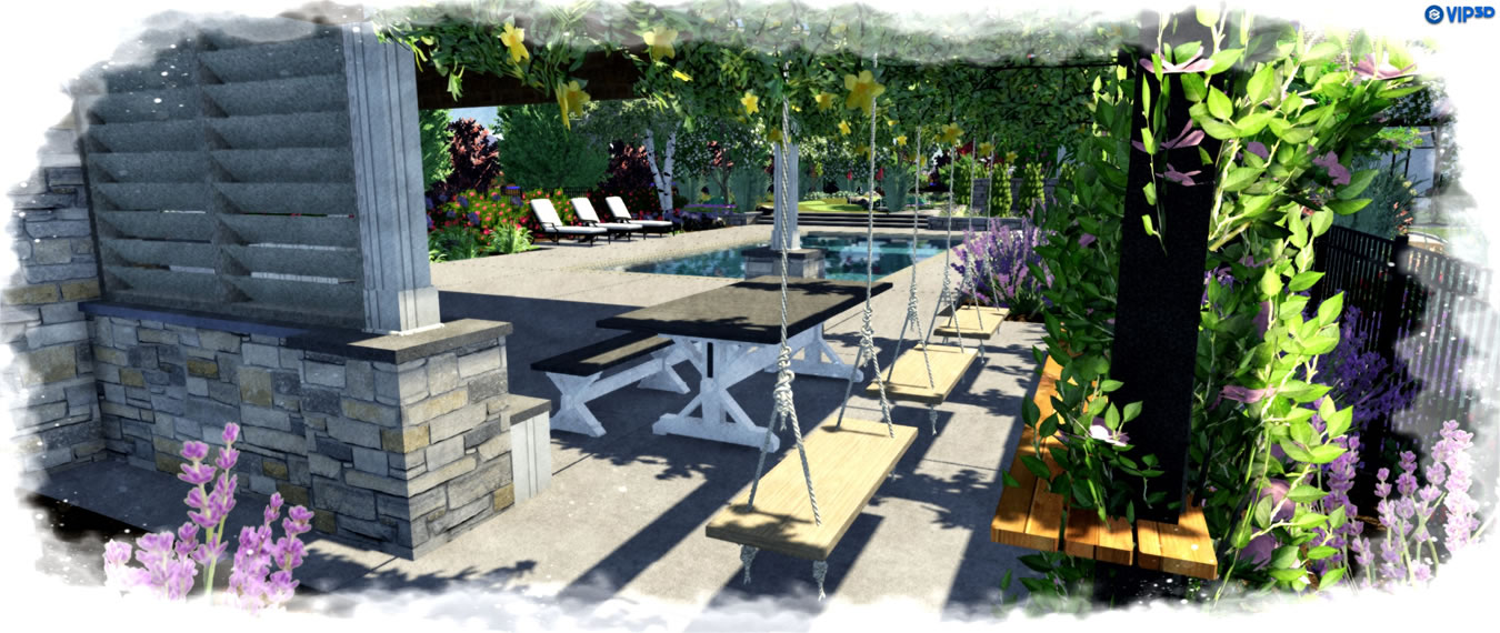 Sacramento Pool Builder 3D Renderings