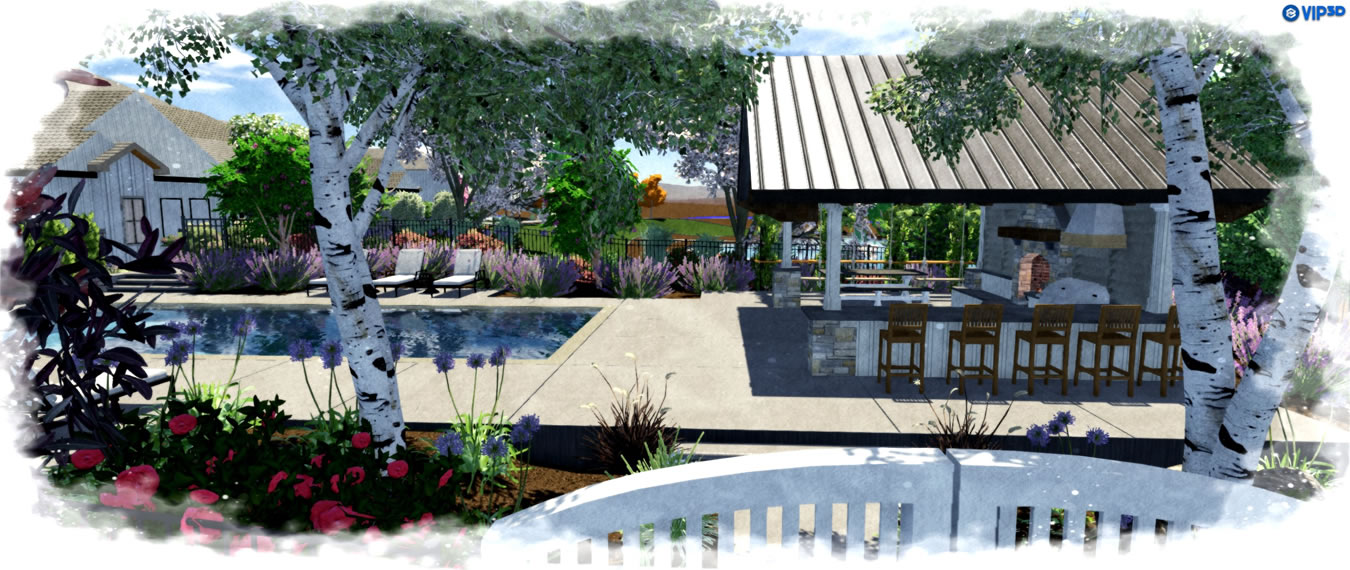 Sacramento Pool Builder 3D Renderings