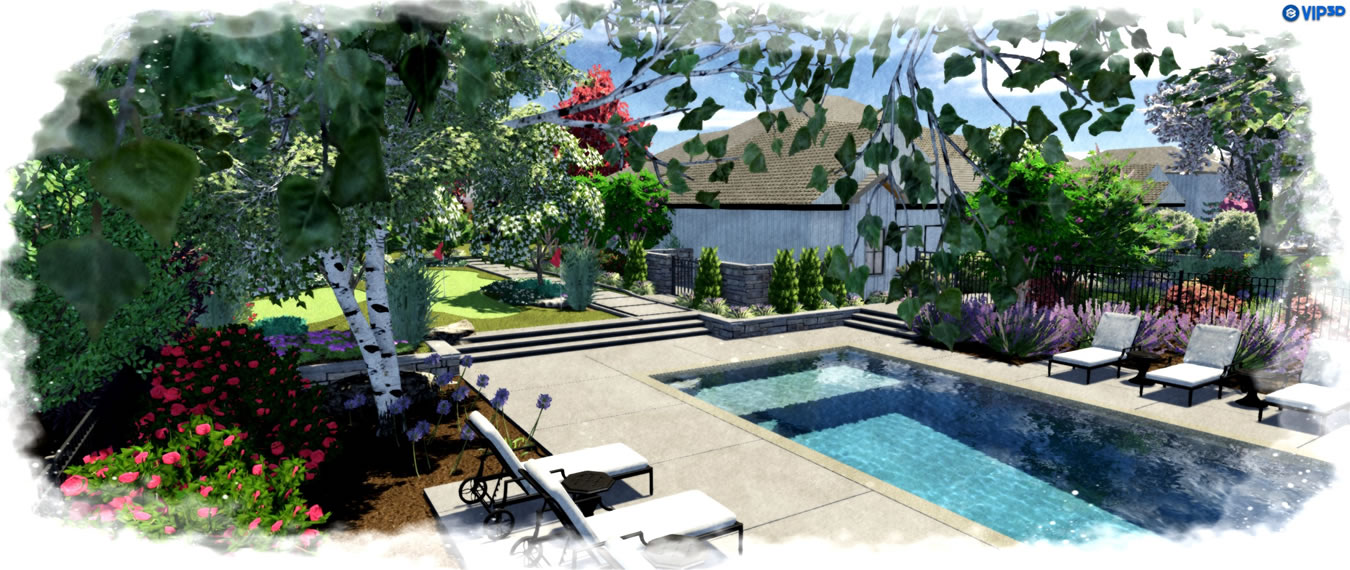 Sacramento Pool Builder 3D Renderings