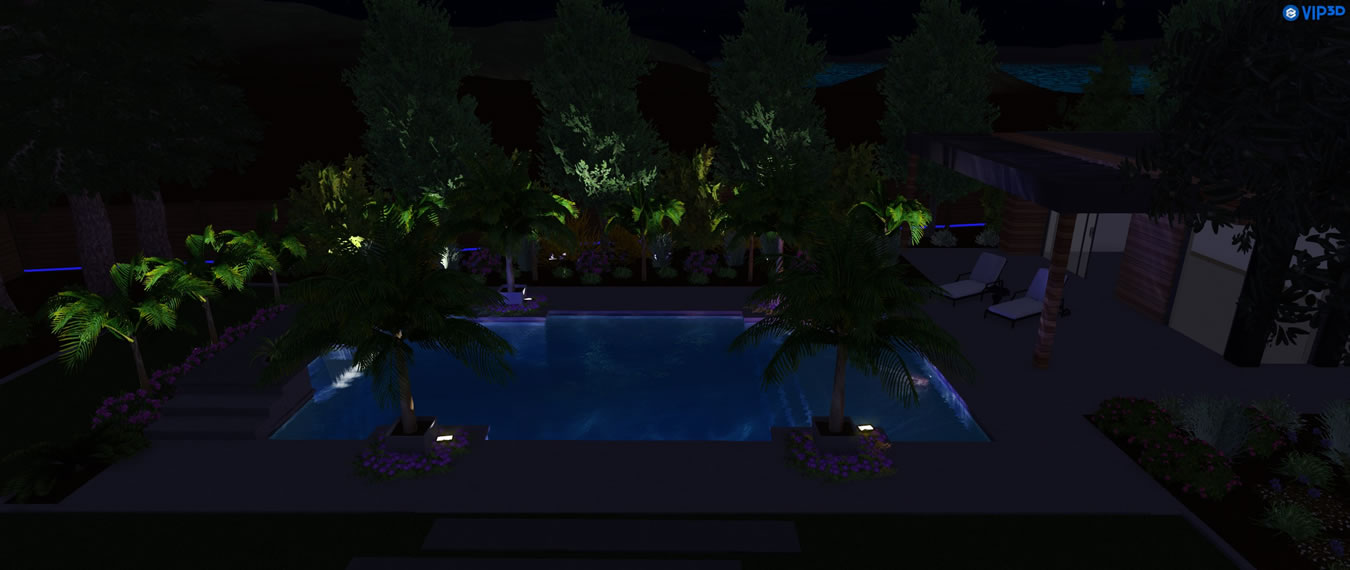 Sacramento Pool Builder 3D Renderings